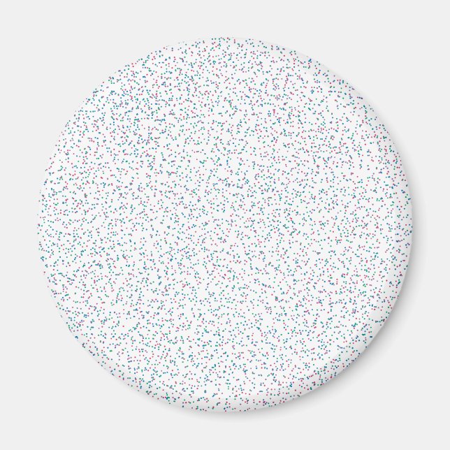 Farbenfrohe, gesprenkelte Frühlingspunkte Magnet (Vorne)