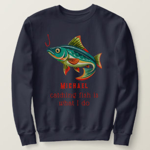 Farbenfrohe Gestaltung mit Namen Sweatshirt