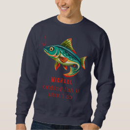 Farbenfrohe Gestaltung mit Namen Sweatshirt