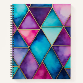 Farbenfrohe gestanzte Glas Art Spirituosen Noteboo Notizbuch