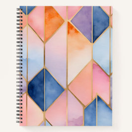 Farbenfrohe gestanzte Glas Art Spirituosen Noteboo Notizbuch