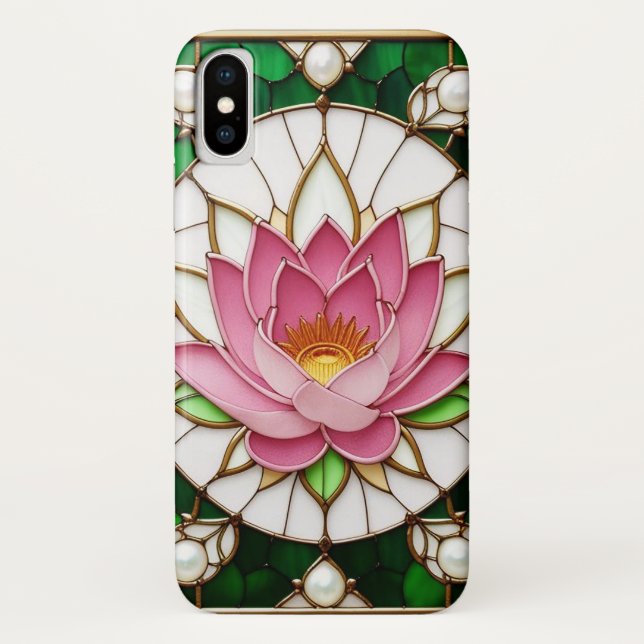 Farbenfrohe gestanzte Glasbläserei Case-Mate iPhone Hülle (Rückseite)
