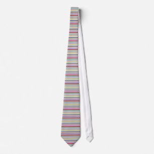 Farbenfrohe gestreifte Necktie Krawatte