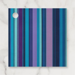 Farbenfrohe gestreifte Stoffe Kunsttipps Geschenkanhänger