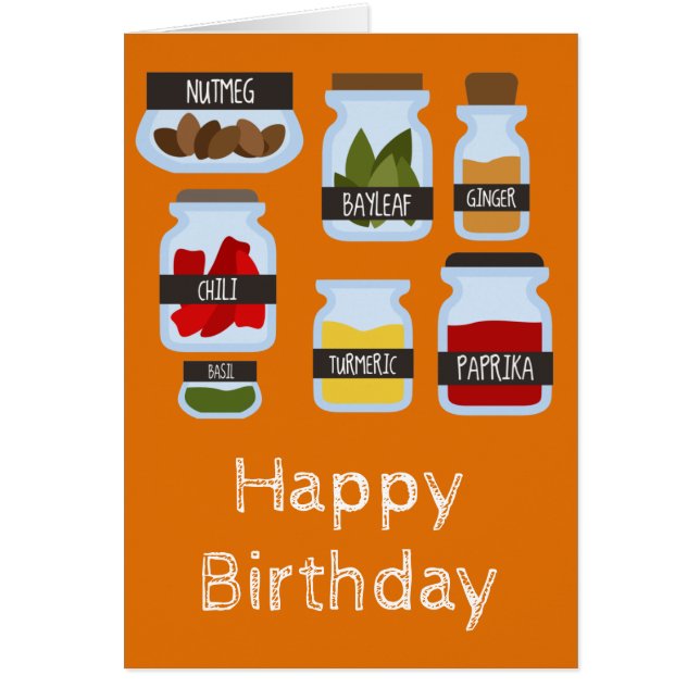 Farbenfrohe Gewürzgläser Kochkunst (Vorne)