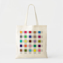 Farbenfrohe Gingham Tablecloth Muster Tote Bag
