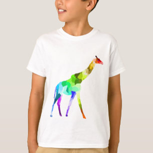 Farbenfrohe Giraffen T-Shirt