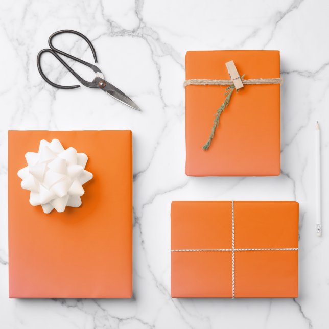 Farbenfrohe glänzende Linse Grün Rosa Orange Geschenkpapier Set (Vorderseite)