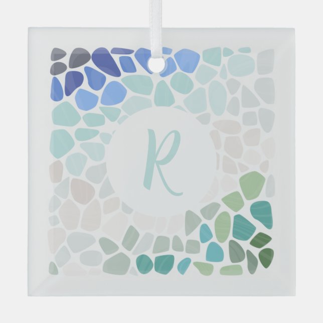 Farbenfrohe Gläser Keepake Glas Ornament Ornament Aus Glas (Vorderseite)