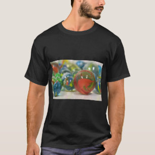 Farbenfrohe Glaskugeln Kunst, Dichtung und Musik T-Shirt