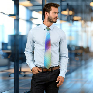 Farbenfrohe Glasmosaik Schachte Krawatte