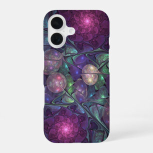 Farbenfrohe Glitterwochen Modernes Abstraktes Frak iPhone 16 Hülle