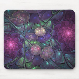 Farbenfrohe Glitterwochen Modernes Abstraktes Frak Mousepad