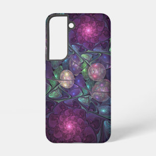 Farbenfrohe Glitterwochen Modernes Abstraktes Frak Samsung Galaxy Hülle