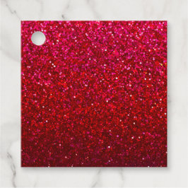 Farbenfrohe Glitzer Art Gift Tags Geschenkanhänger