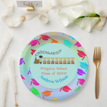 Farbenfrohe Graduierung Cap Abschluss Train