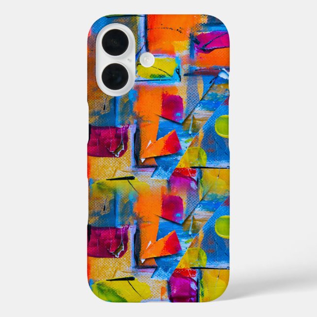 Farbenfrohe Graffiti Art Case-Mate iPhone Hülle (Rückseite)