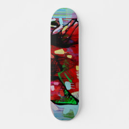 Farbenfrohe Graffiti-Skateboard Skateboard