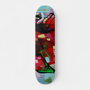 Farbenfrohe Graffiti-Skateboard Skateboard