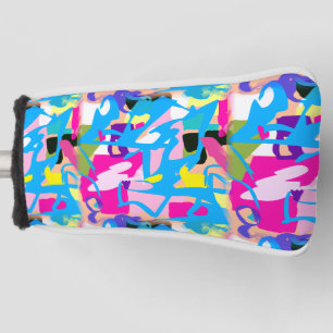 Farbenfrohe Graffiti Splash Golf Headcover