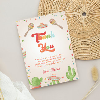 Farbenfrohe Groovy Fiesta Kid's Geburtstag Vielen  Einladung