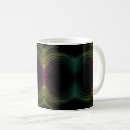 Farbenfrohe Groovy Psychedelic Muster Abstrakt Art Kaffeetasse