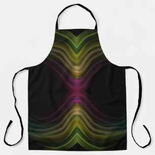 Farbenfrohe Groovy Psychedelic Muster Abstrakt Art Schürze