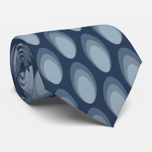 Farbenfrohe Groovy Retro 70er Pattern Neck Tie Krawatte