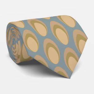 Farbenfrohe Groovy Retro 70er Pattern Neck Tie Krawatte