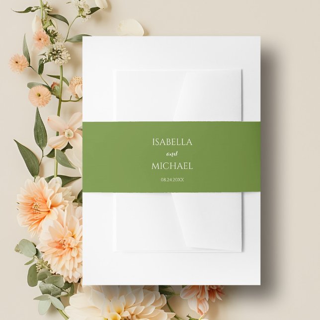 Farbenfrohe Grüne Hochzeit Einladungsbanderole (Von Creator hochgeladen)