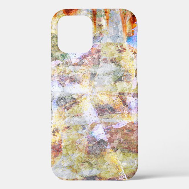 Farbenfrohe grunge graffiti Case-Mate iPhone Fall Hülle (Rückseite)