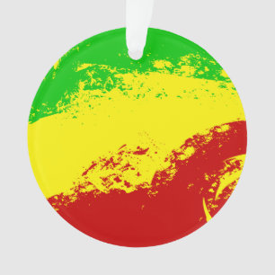 Farbenfrohe Grunge Reggea Hintergrund Ornament