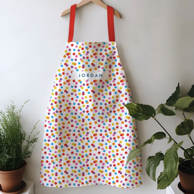 Farbenfrohe Gummischuhe Schürze (Colorful Rainbow Bubble Gum Candy Gumball Machine Apron)