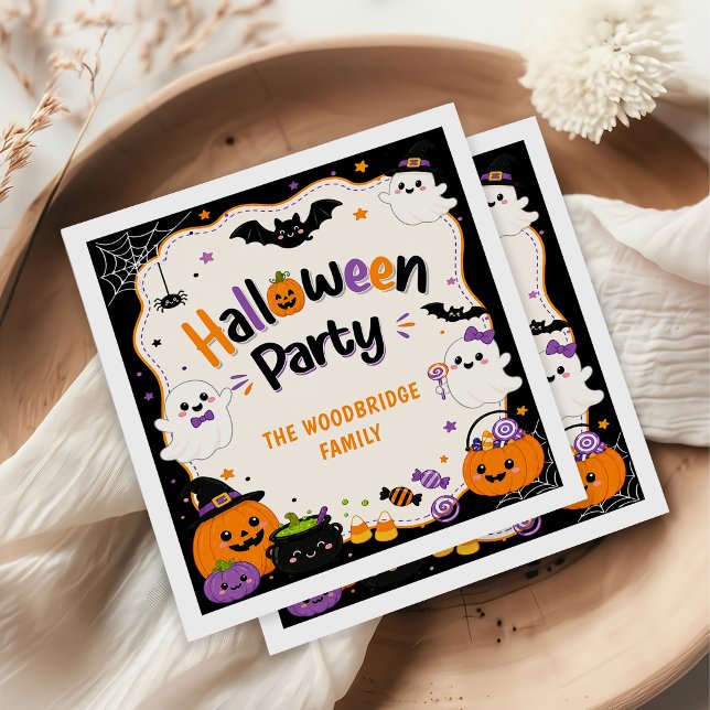 Farbenfrohe Halloween-Kostümservietten Serviette (Von Creator hochgeladen)