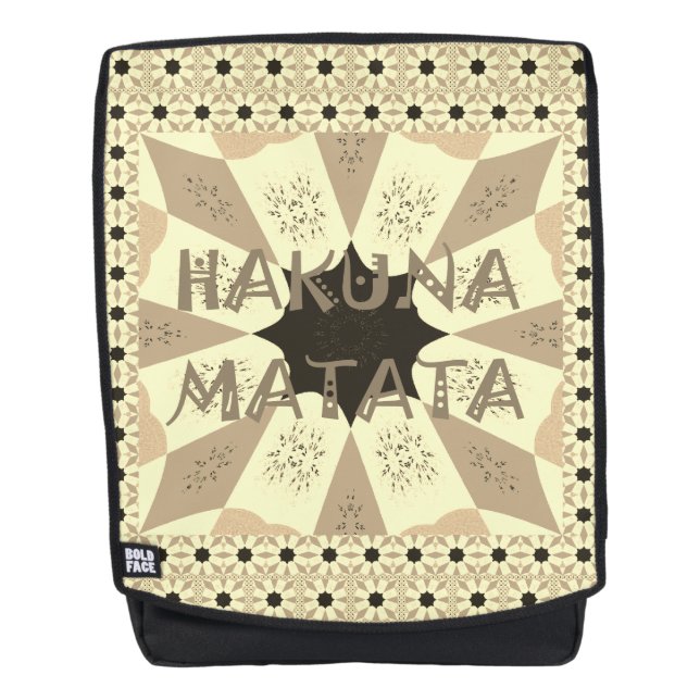 Farbenfrohe, haltbare Leinwand einzigartige Gewohn Rucksack (Vorderseite)