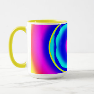 Farbenfrohe handgezeichnete Muster Art Style Tasse