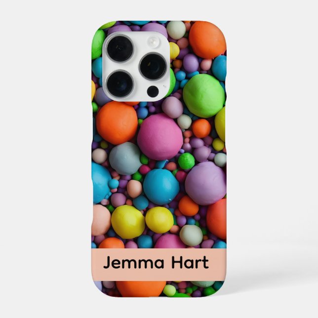 Farbenfrohe Handy-Fall iPhone Hülle (Rückseite)