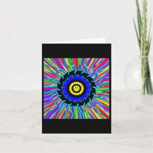 Farbenfrohe Happy Face Sticker Karte