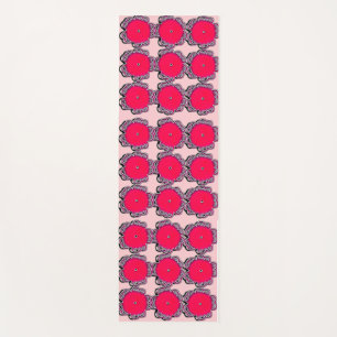 Farbenfrohe Harmonie: Yoga Matten Kunst Design"