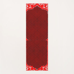 Farbenfrohe Harmonie: Yoga Matten Kunst Design"