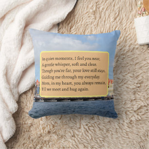 Farbenfrohe Häuser von Willemstad, Curacao Miss Me Kissen