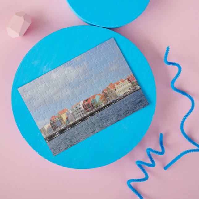 Farbenfrohe Häuser von Willemstad, Curacao Puzzle (Von Creator hochgeladen)