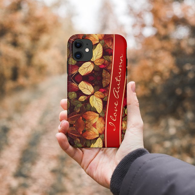 Farbenfrohe Herbstblätter iPhone Case (Von Creator hochgeladen)