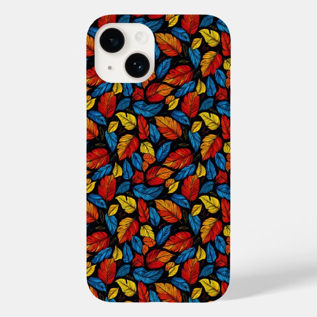 Farbenfrohe Herbstgänge im dynamischen Muster Case-Mate iPhone Hülle (Rückseite)