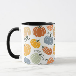 Farbenfrohe Herbstkuppeln Muster Tasse