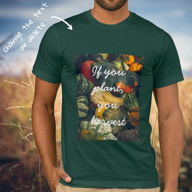 Farbenfrohe Herbstkurz und Kürbis T-Shirt (Von Creator hochgeladen)