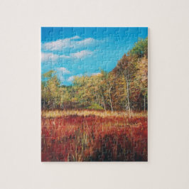 Farbenfrohe Herbstlandschaft Jigsaw Puzzle