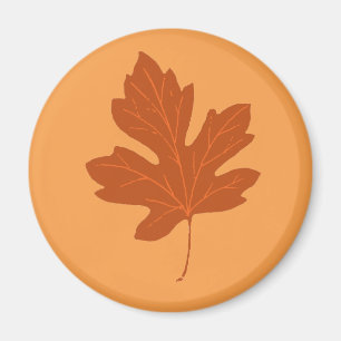 Farbenfrohe Herbstleaf-Magnet Magnet
