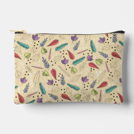 Farbenfrohe Herbstleaf Medley Zubehörtasche