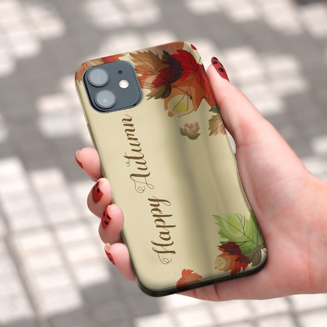 Farbenfrohe Herbstleaves iPhone Case (Von Creator hochgeladen)